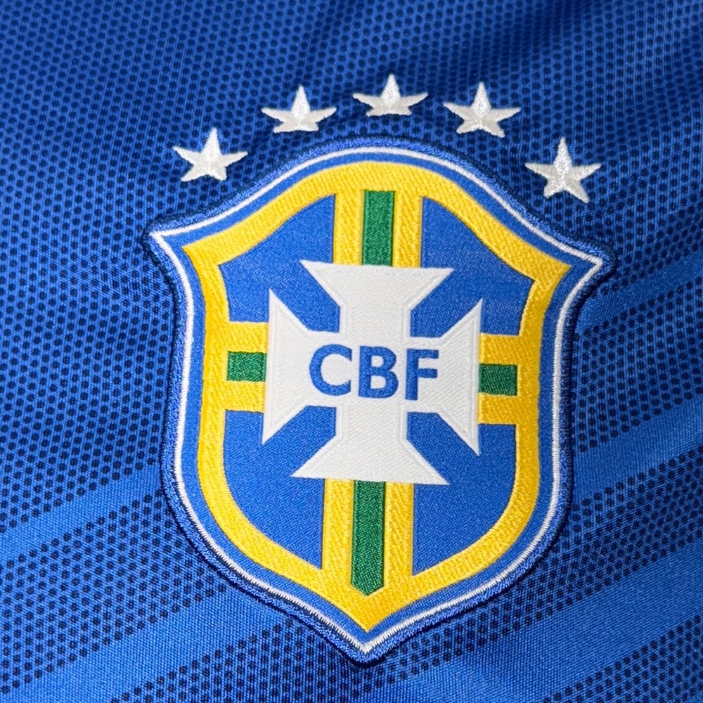 Nike Blue Brazil Training Soccer Jersey - Picture 3 of 14